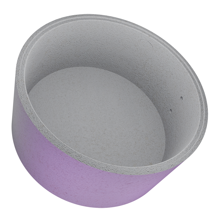 Кольцо опорное с днищем КОДФ 20.10 с замком (фальцем)