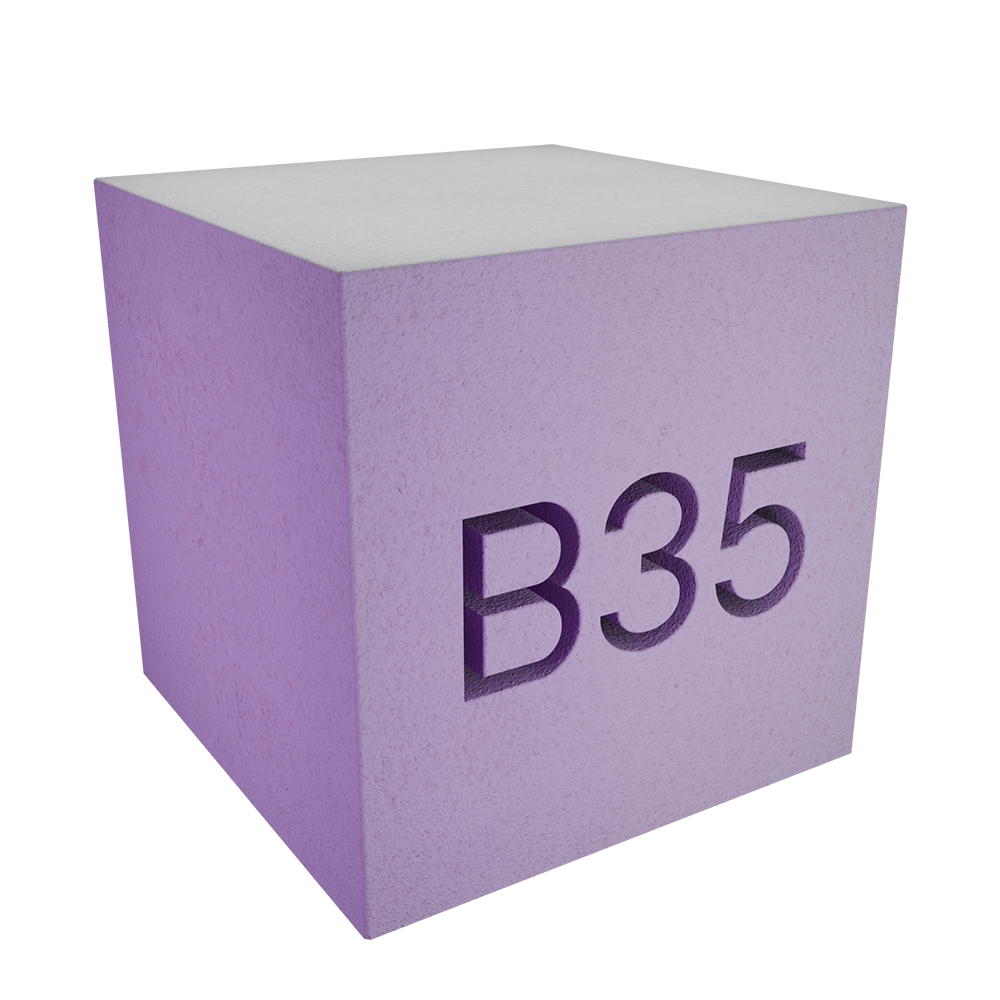 Бетон класса B35 (М450) размеры 1 м³